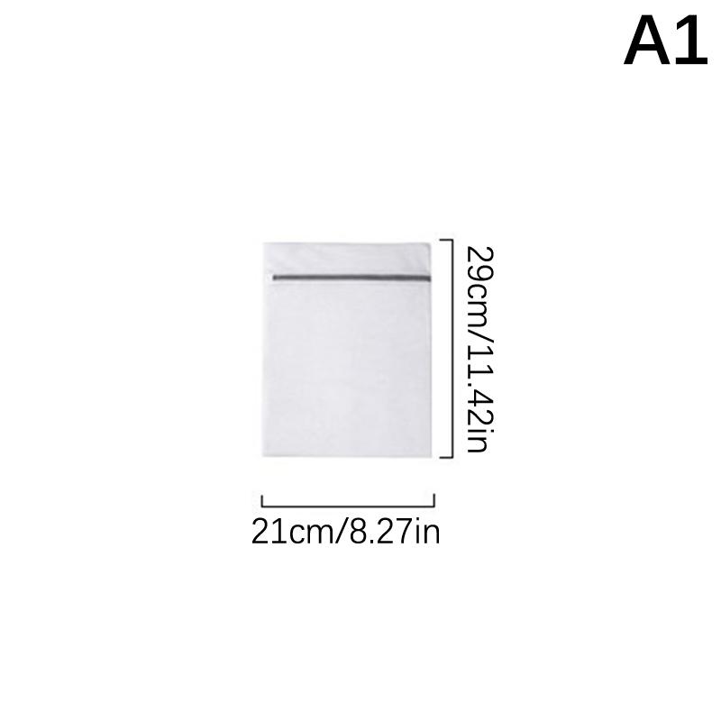 1Pc White Durable Large Washing Laundry Bag Mesh Organizer Net Dirty Bra Socks Underwear Shoe Storag Wash Machine Cover Clothes