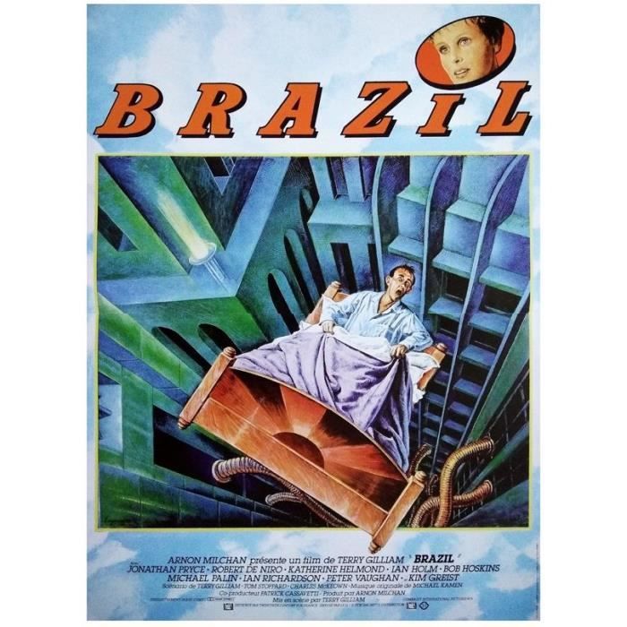 

BRAZIL Affiche Cinéma Originale (format 53x 40cm Roulée) Ressortie 1990 TERRY GILLIAM
