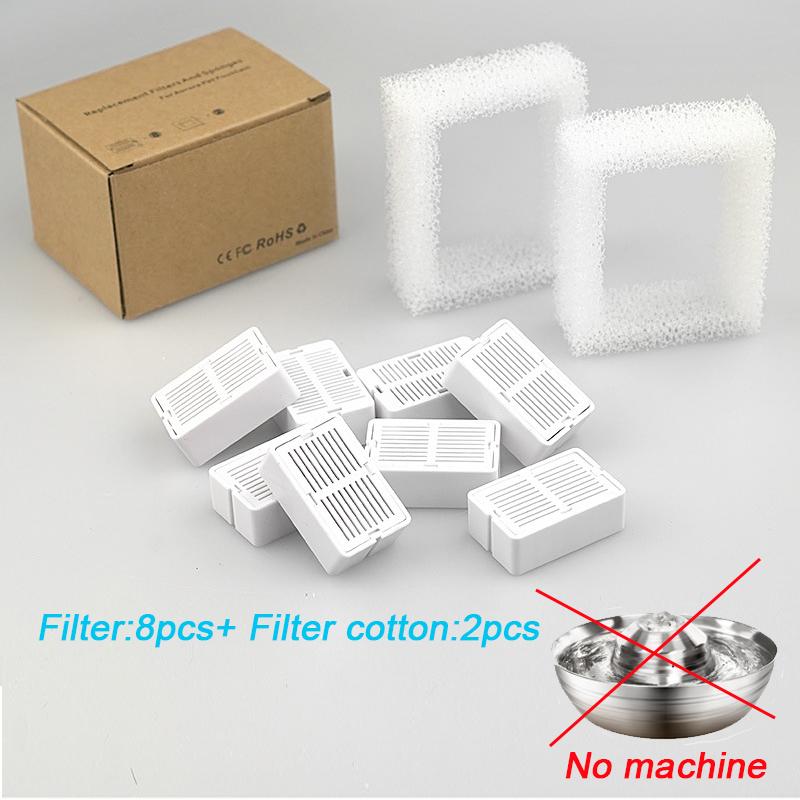 

Petavista фонтан для собак из нержавеющей стали, питьевой фонтан для кошек и собак, 2 л, бесшумный автоматический фонтан для поения собак