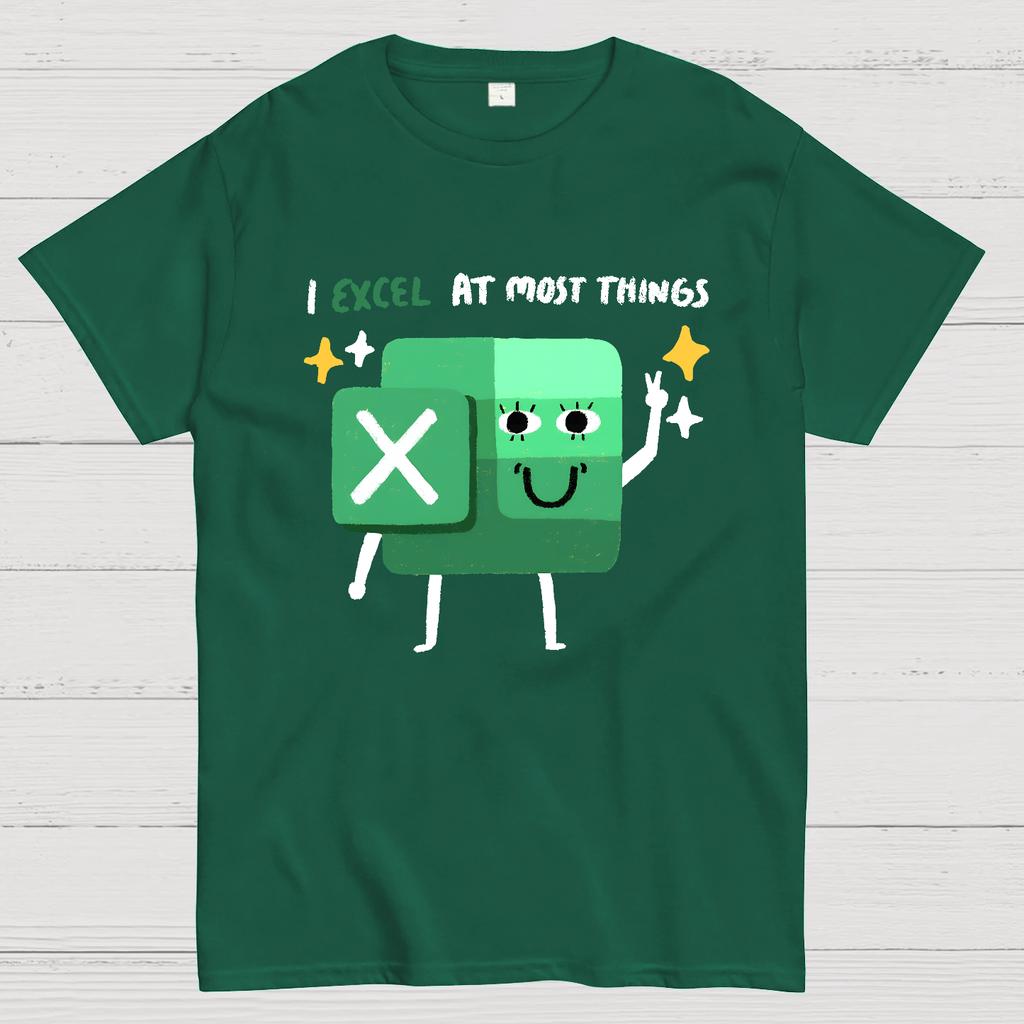 I Excel At Most Things Cotton Summer Casual Cool Loose T-Shirt