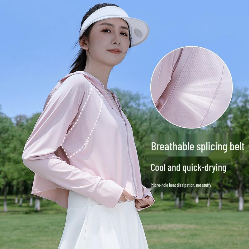 Women's Hooded Ice Silk Sun Protection Jacket