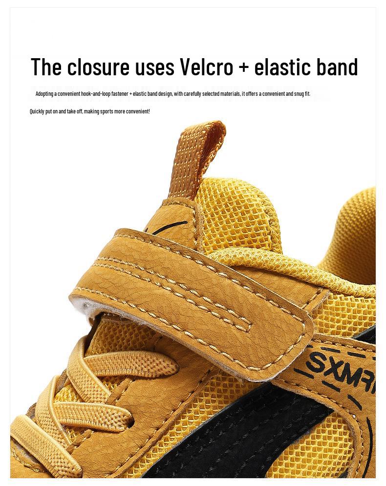 Shuangxing 2025 Unisex Kids' Stylish Comfortable German Training Shoes - Trendy Forrest Gump Casual Runners for Spring/Autumn.