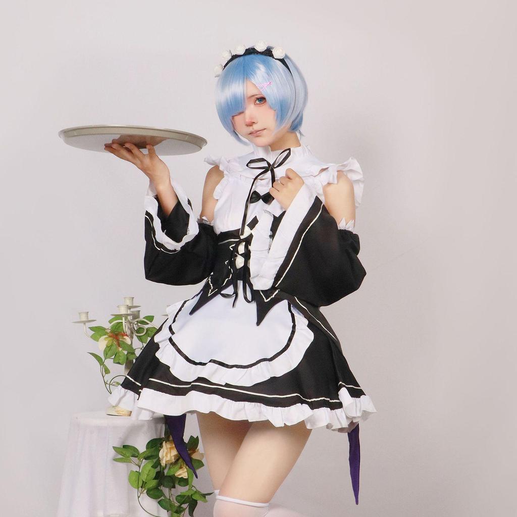 Re:Zero - Rem & Ram Cosplay Costume from Mist City