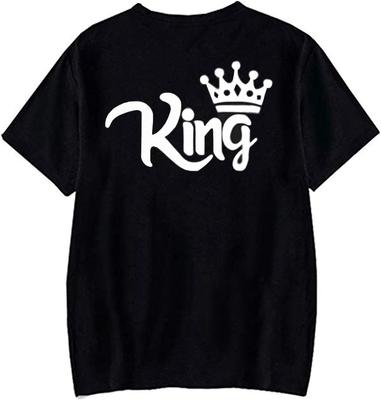 King and Queen T-Shirts Matching Couple Shirts for Him and Her