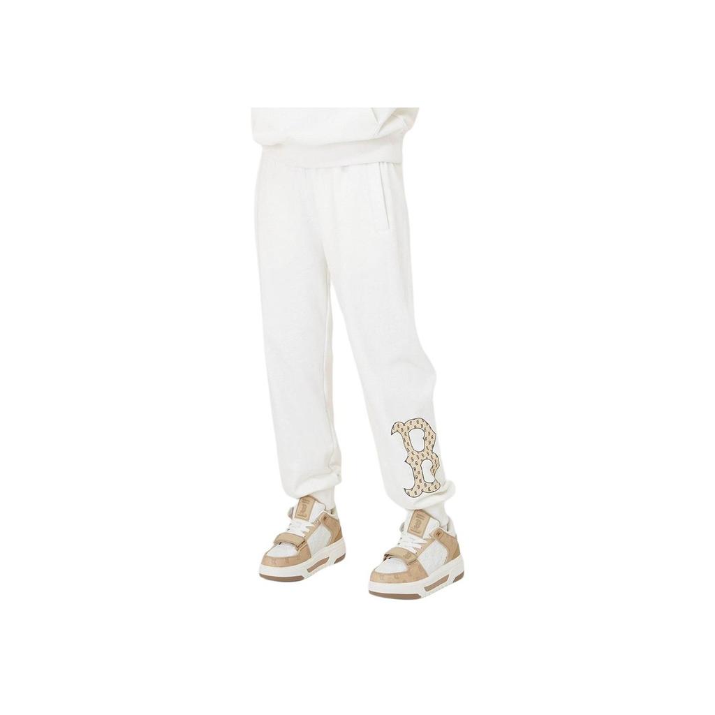 New MLB SS24 Casual Pants Unisex Cream 3APTM0341-43CRS