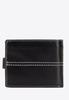 Wittchen Women's Leather Wallet With Stitching, Black, Natural Leather