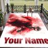 Custom Text Printed Rug Cristiano Ronaldo Non Slip Floor Carpet For Home Room Decor
