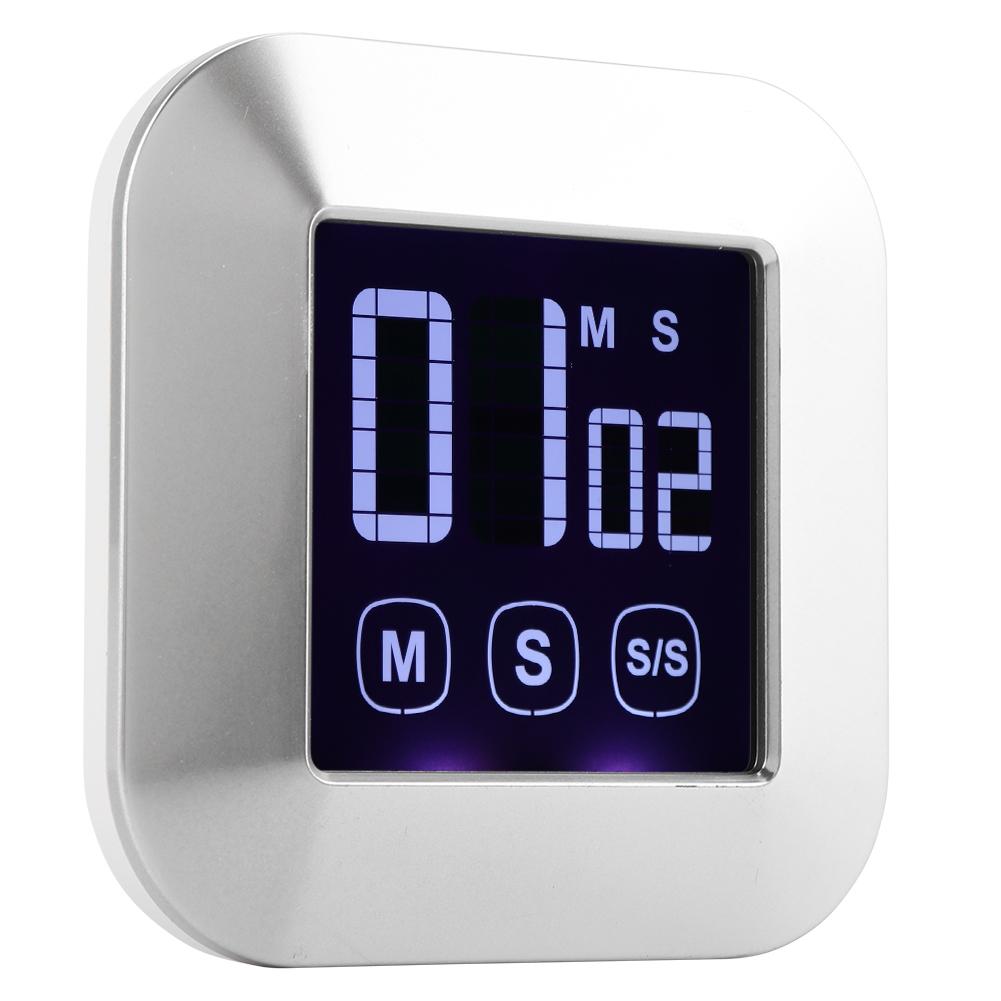 Große LED-Anzeige Küchentimer Elektronischer Touchscreen Elektronischer Digitaler Timer