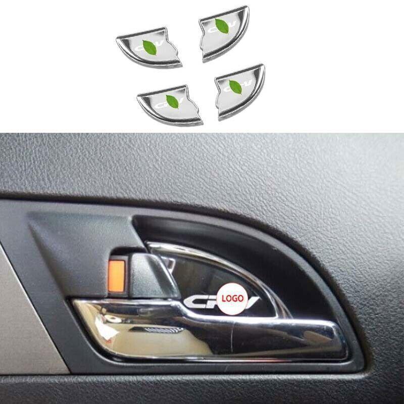 Inner Door Bowl Stainless Steel Cover Trim Chrome For Honda CRV CR-V 2007-2011