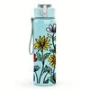 1PC Multi Wildflower Daisy Bouquet 750ml Color Plastic Sports Water Bottle Leakproof Flip Straw Lid Suitable for Sports Office Home Use