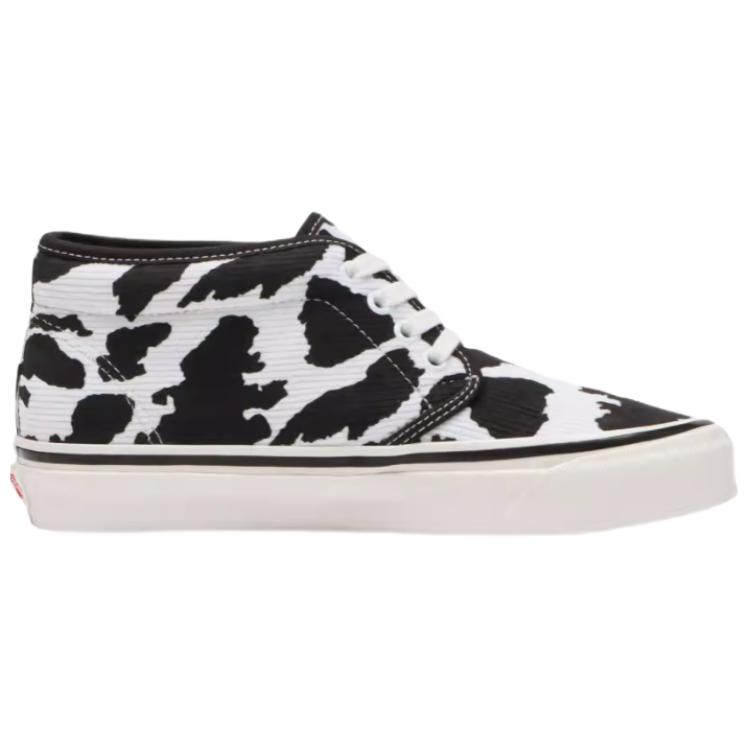 Vans Chukka 49 DX Comfortable Mid-Top Skate Shoes Unisex Sneakers Black White VN0A4BTI9GP