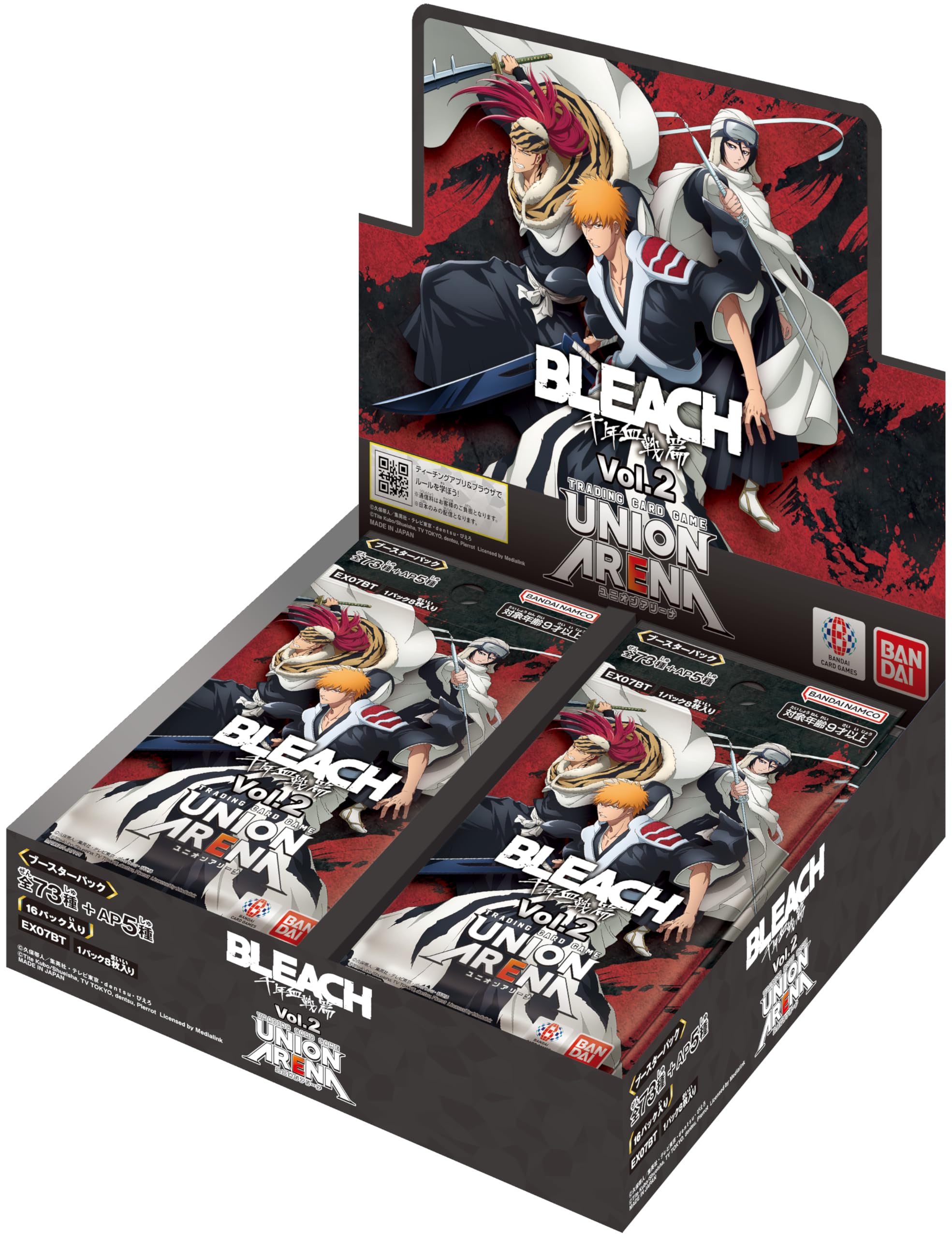 

BANDAI UNION ARENA Booster Pack BLEACH Thousand-Year Blood War Vol.2 [UA07EX] (BOX) 16 Packs
