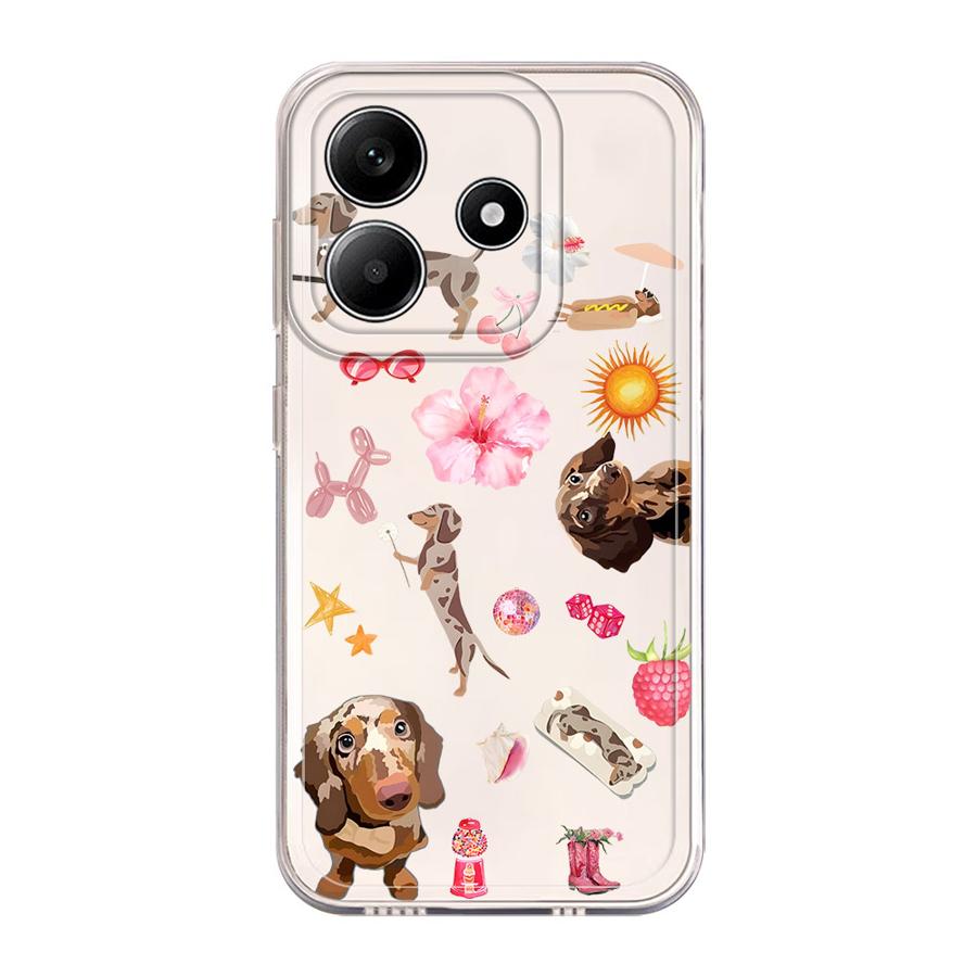 

Cartoon Cat And Dog Case for Xiaomi Redmi Note 14 Pro Plus 14C Note 13 11S 9 10 12S 12 A4 13C 10S 11 Soft Phone Cover Redmi Note 10 Lite
