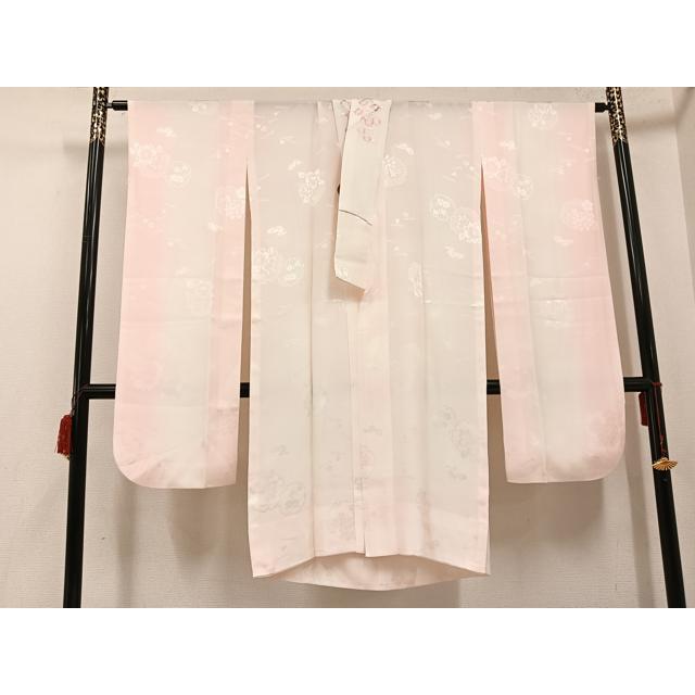 

Heiwaya Kimono - Long-sleeve undergarment for long-sleeved kimono, unrivaled tailoring, snow ring and flower pattern, halo dyeing, half-collar