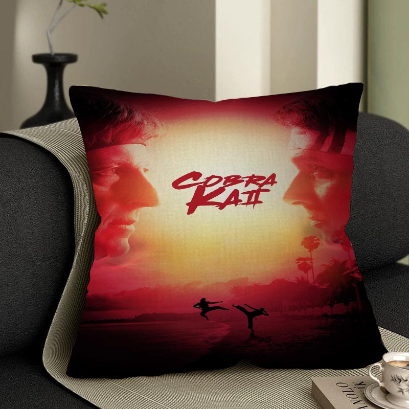 Action Tv C-Cobra K-Kai Cushion Cover Car Throw Pillow Case For Sofa Car Christmas Gift 40X40Cm 45X45Cm