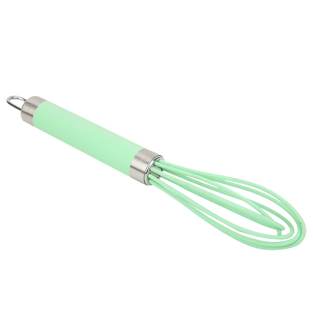 Household Mini Manual Egg Beater Stirring Mixer Blender Kitchen Cooking Utensils Green