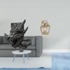Bookend Abstract Couple Statue Book Support Home Decor Decorative Creative Resin Sculpture