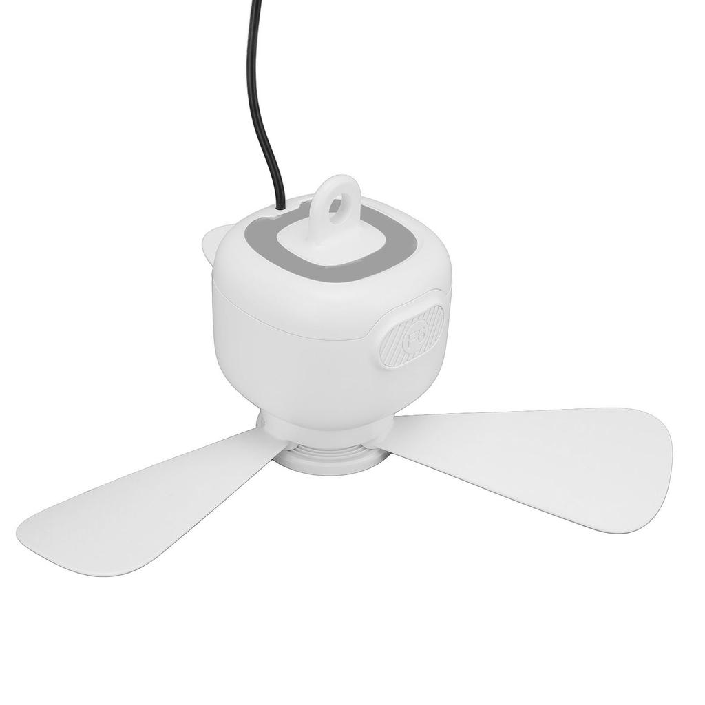 Hanging Ceiling Fan USB Silent Space Saving Portable Ceiling Fan for Dormitory Outdoor Camping