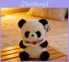 Panda Plush Doll With Scarf And Sweater Decoration For Kids And Collectors