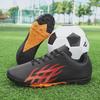 Low-Top Leather Football Training Shoes, Short Spike, Youth Large Size