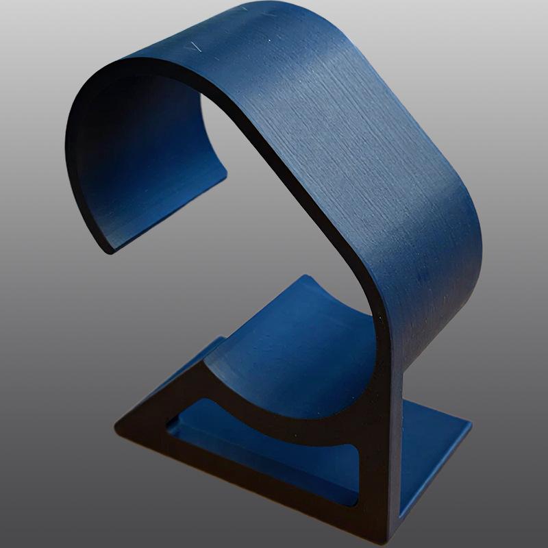 3D Printed Watch Stand Easy to Assemble Smooth Curved Design Stable Base Holder for Watch Storage Travel Use