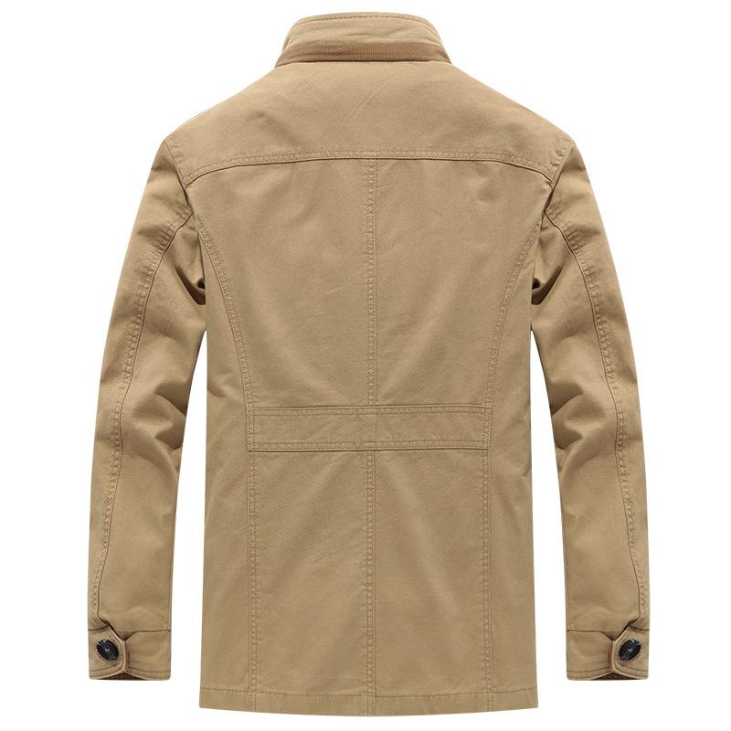 Jacket Men's Casual Windbreaker Large Cotton Top