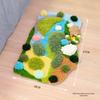 Moss Coaster Rug Kit: Beginner-Friendly Mori Style Doormat Gift Set