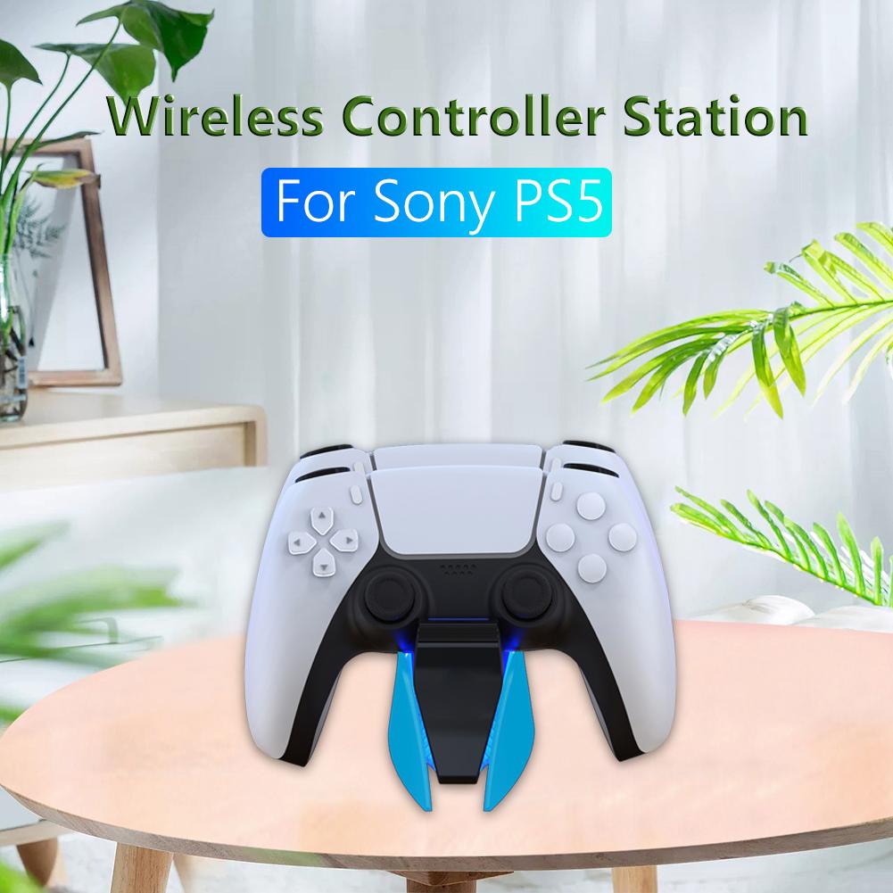 Dual Controller Charging Dock Replacement Controller Charger Dock Station USB Type-c Port Charging Docking Station Stand for PS5