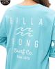 Billabong Streetwear Back Logo Clean Logo Long Black Women's T-Shirt,