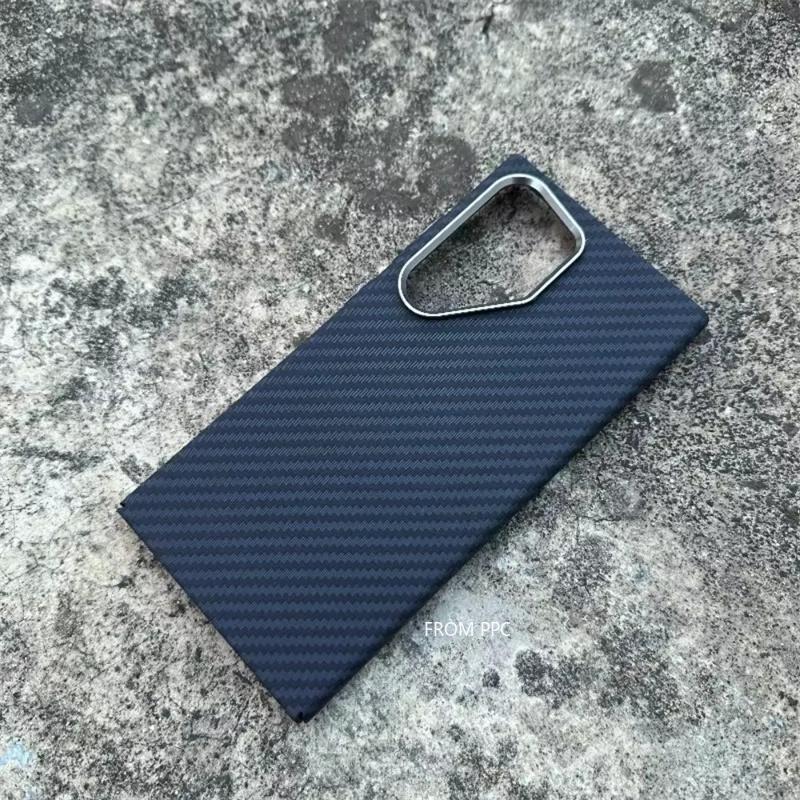 

Чехол цвета карбона для Samsung Galaxy S25 S24 S23 Ultra с магнитными магнитами, поддержка беспроводной зарядки, металлическая окантовка объектива, противоударный жесткий защитный чехол For Samsung S26Ultra