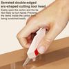 Box Cutter Auto-Retract Safety Blade Utility Knife Cardboard Magnetic Portable Tape Envelopes Cardboard Cutter Multi-Function Cutting