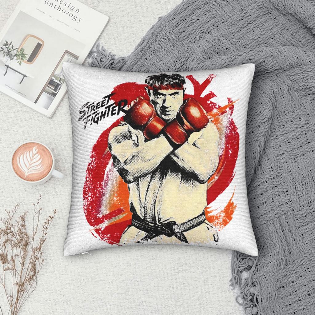 Living Room Decor Ryu Streets Fighters Movie 2026 Pillowcase Accessories Pillow Covers Zipper Multi Size