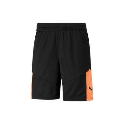 Contrast Logo Print Elastic Waist Casual Breathable Shorts Men Bottoms Black 657952-45