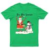 Tis The Season Santa TShirt Unisex Gift Retro Seasonal Funny Xmas Unisexs
