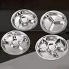 Stainless Steel Round Divided Meal Plate