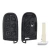 Sip22 Blade Smart Remote Car Key Shell Fob For Jeep Renegade Compass 3/4/5 Buttons Auto Suv Keyless Entry Fob Case