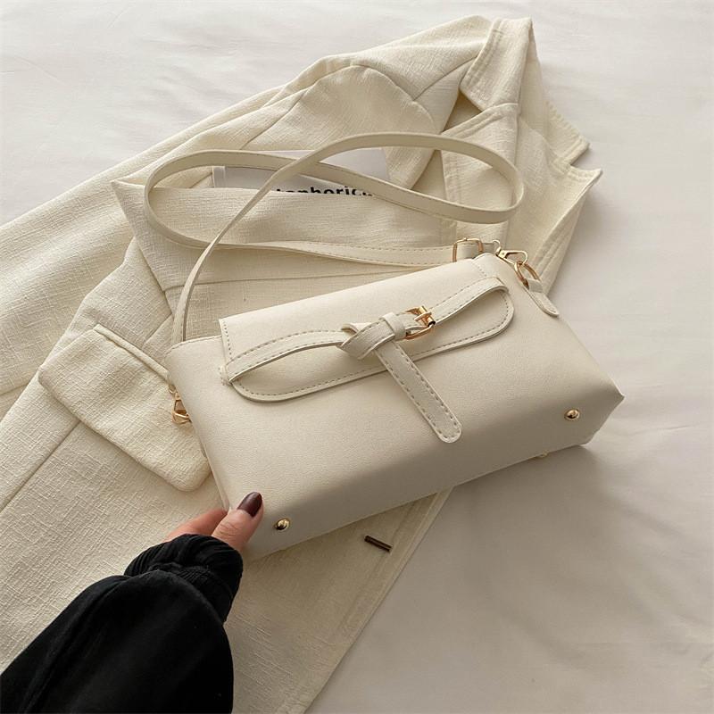Trendy Retro Small Square Bag For Women Stylish Chic Single Shoulder Crossbody Bag