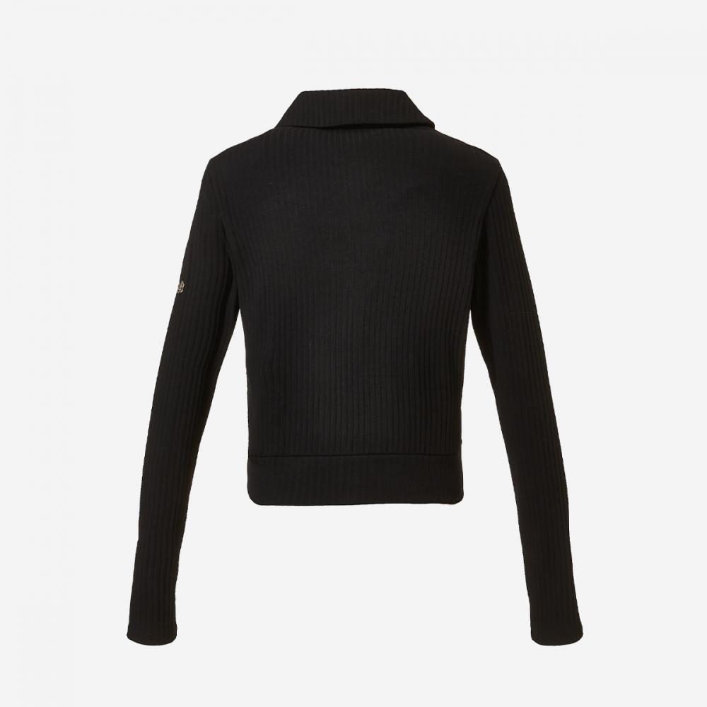 New Balance Women S Soft Lip 2 Way Zip Up Nbmde2w322   19  Black