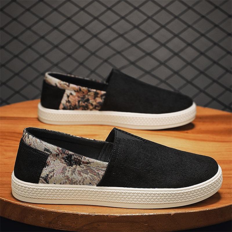 Canvas Men's Shoes Summer Breath Lazy Driving Work Board Shoes Casual Sports Lightweight Versatile Cloth Shoes Zapatillas Hombre