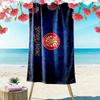 Girona F.C Print Beach Towel, Large Soft Quick Dry Towel for Beach Camping Swimming