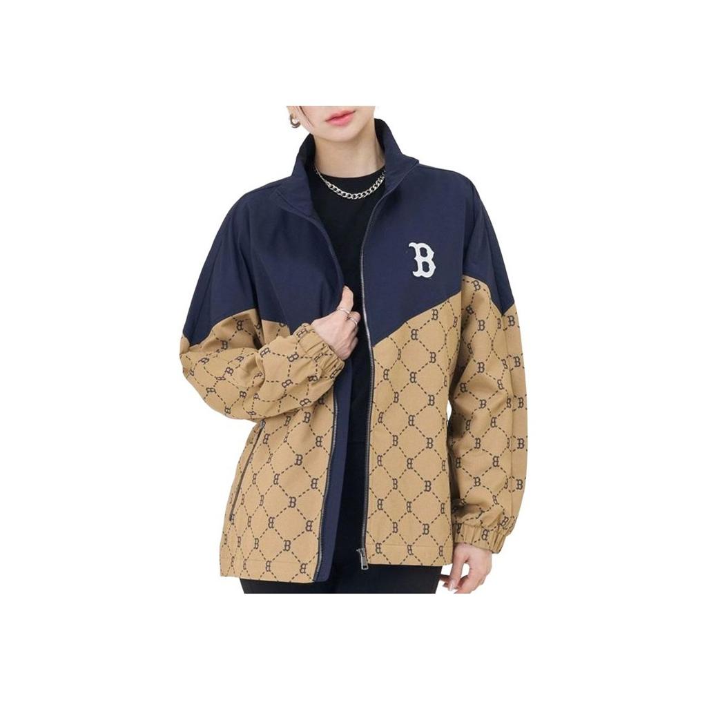 New MLB SS24 Jackets Coats Unisex Dark Camel 3AWJM0341-43CAD