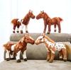Plush Lifelike Horse Toy Stuffed Animal Doll Birthday Gift Horseplay Decor High Quality Toy