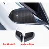 Pro Tesla Model 3 / Model Y Vyměnit autopříslušenství Zpětná zrcátka Kryt skořepiny Kryt křídlových dveří Kryt bočního zrcátka 1 pár