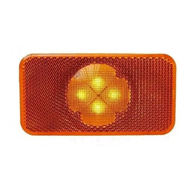 10X 24V Yellow Amber LED Side Marker Lamp Light W/ Wire Connector Plug For Volvo FH&FM DAF LF45 Renault 20398660 Parts