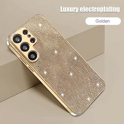 Voor Samsung S24 Plus Luxe Diamanten Telefoonhoes Voor Samsung Galaxy S24 Ultra S24 FE Mode Glanzende Glitter Schokbestendige Hoesjes