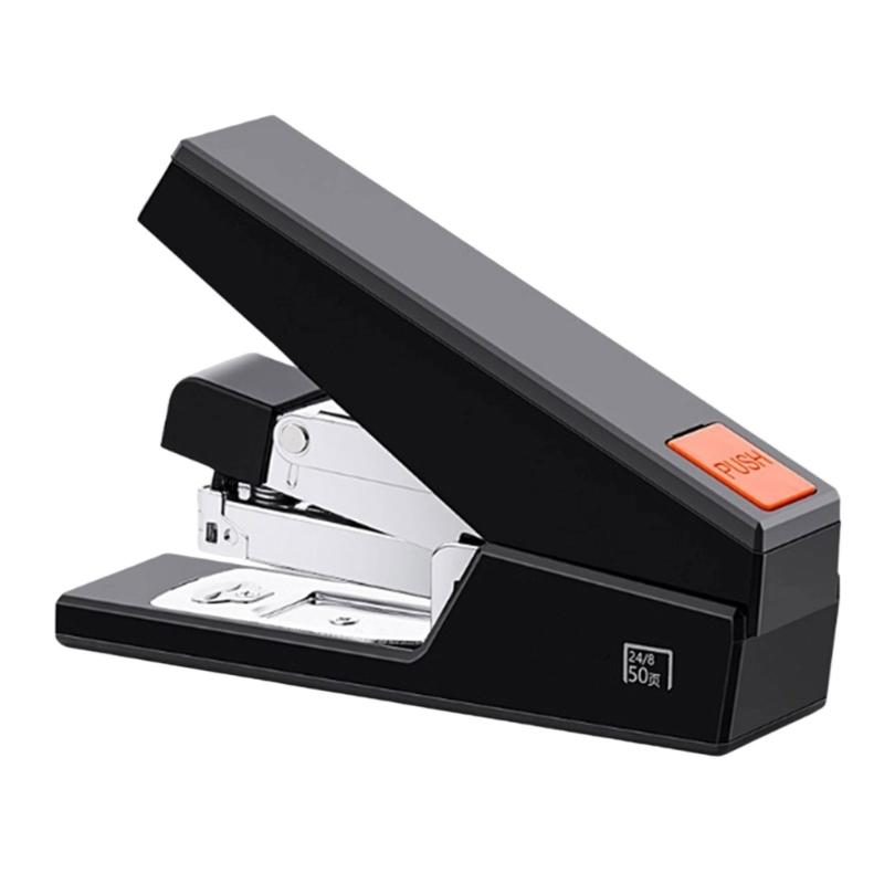 High Capacity Stapler with 1000 Staple Heavy Duty Stapler 50 Sheets Capacity Office Stapling Machine For School Office чёрный