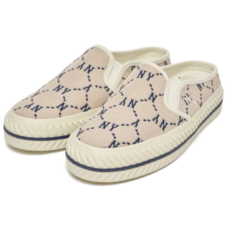 MLB Playball Mule Skateboard Shoes Unisex Low Top Lotus Gray 3AMUMDB2N-50BGS