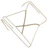 Bikini Chest Chain for Women Rhinestones Crossed Chain Electroplate Body Chain Night Club Body Jewelry for Formal Event