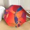Soccer Ball-Shaped Automatic Opening/Closing Umbrella with Foldable Design, Ideal for Fans, Travelers, Daily Use, and Gifts - Solution112115