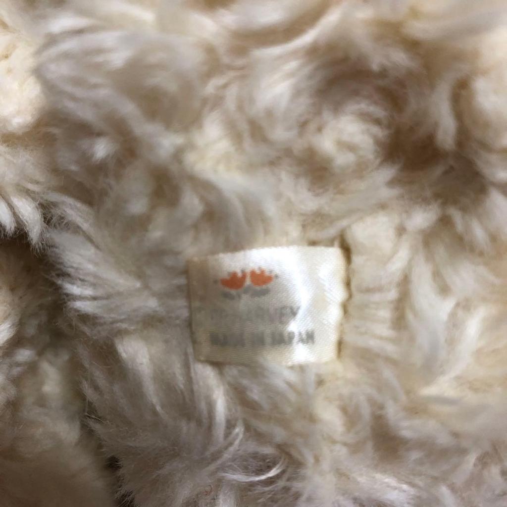 [USED] Showa Retro Pajama Pocket Teddy Bear Plush Toy (Used)